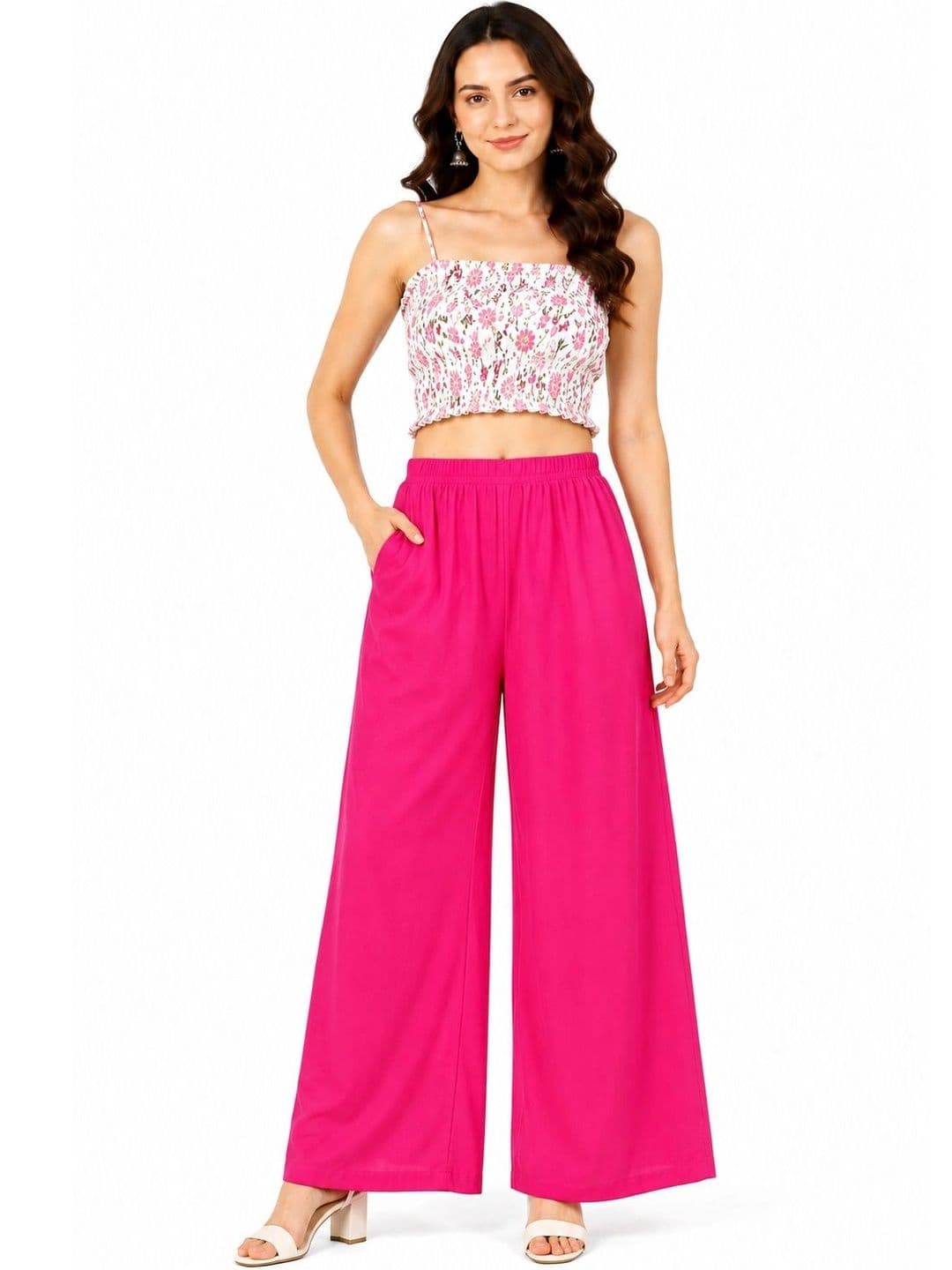 Threadbloom Women Knitted Palazzos thumbnail 2