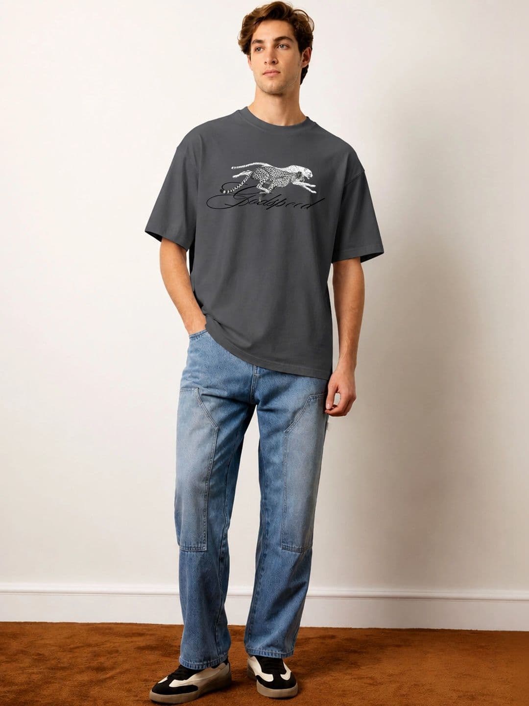 Moda rapido X TOGS & TERRE Men Printed Organic Cotton Blend T-shirt thumbnail 3