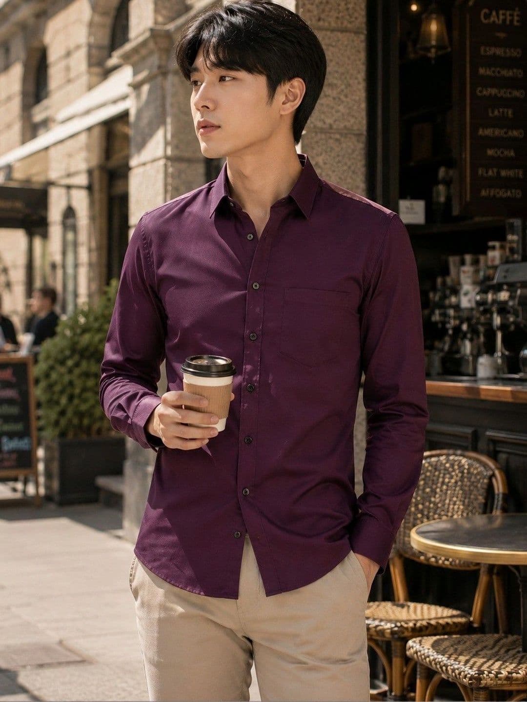 BAESD Men Premium Slim Fit Casual Shirt thumbnail 7