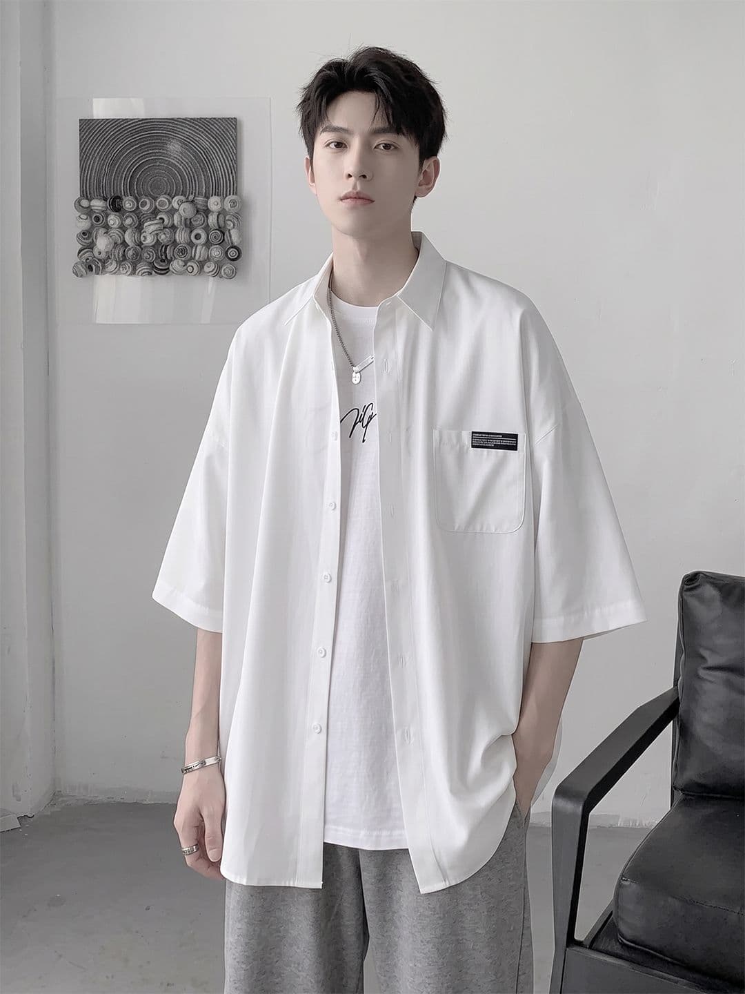 Suo Solid Regular Fit Shirts - view 1