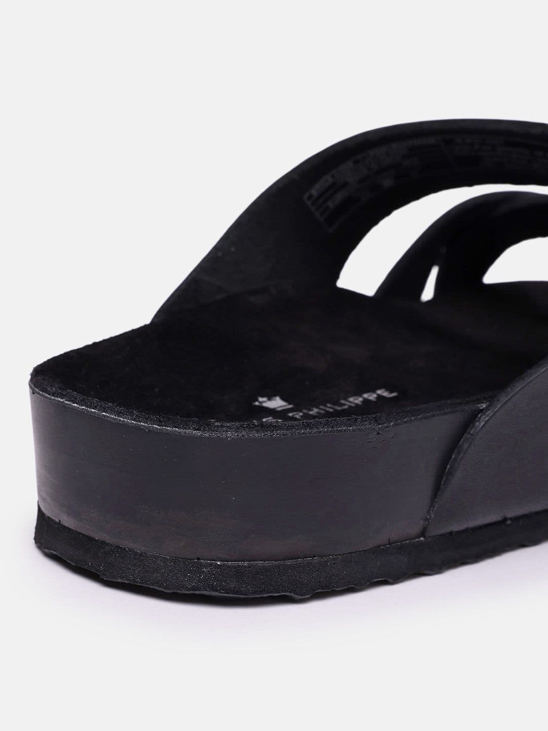 Louis Philippe Men Leather Comfort Sandals thumbnail 4
