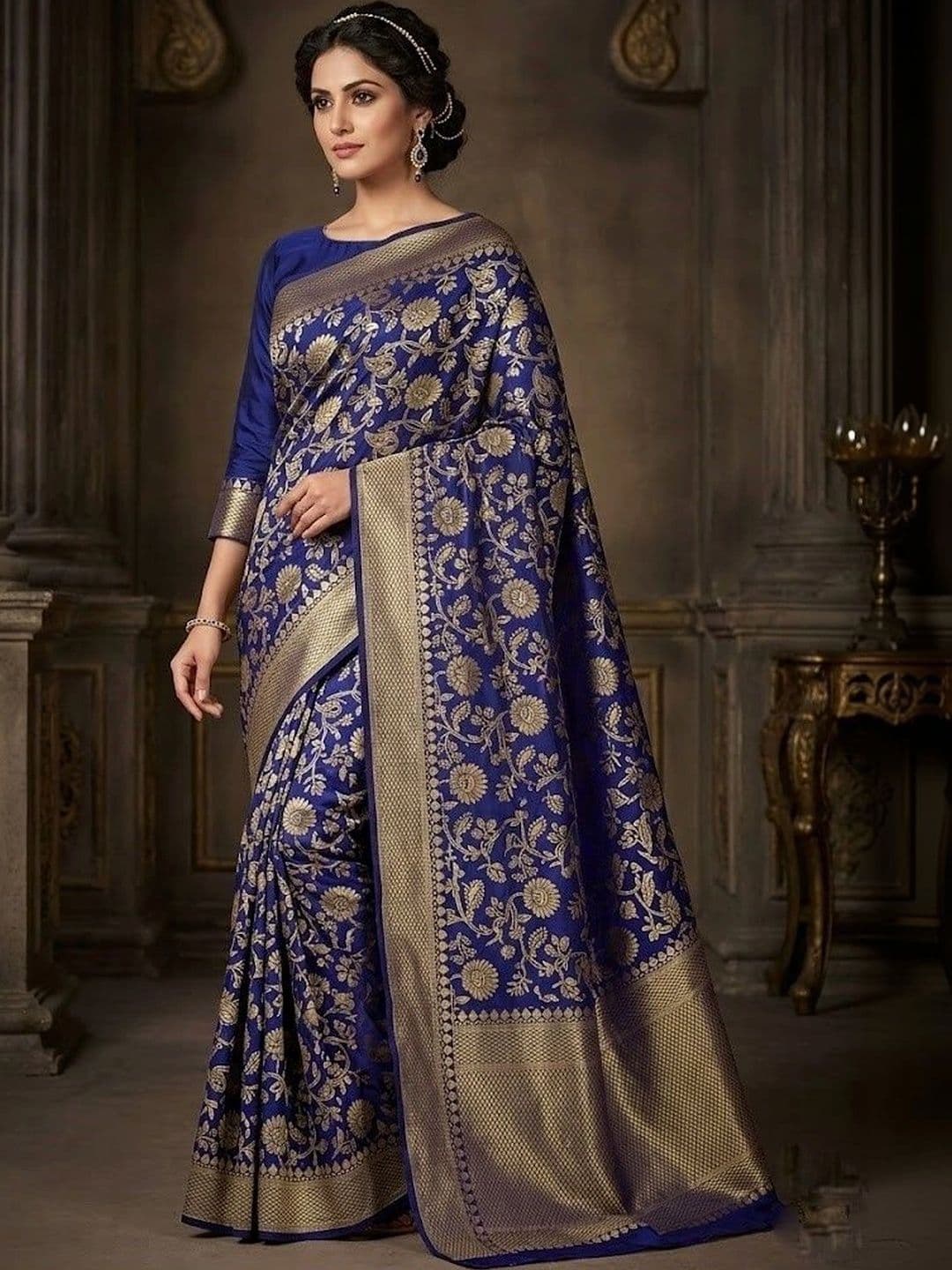 MITAL ENTERPRISE Zari Art Silk Saree - view 1