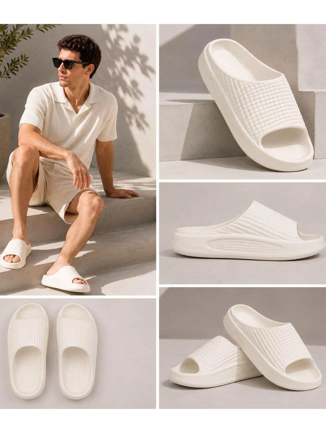ORGAVO Men Rubber Sliders thumbnail 2