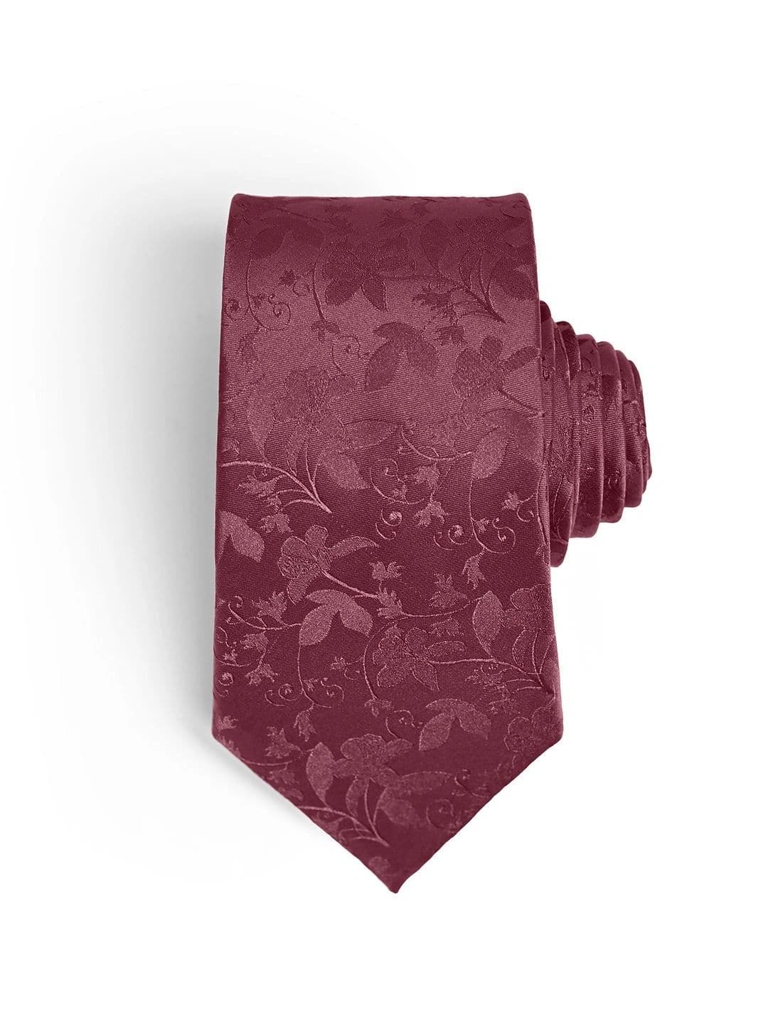 Cazzano Men Woven Design Skinny Tie - view 1