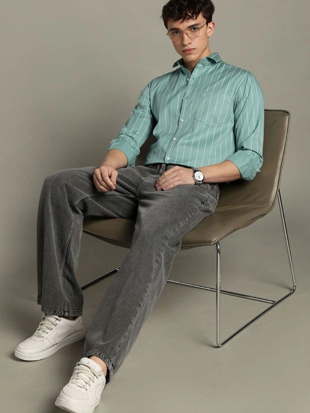 BLUEISLAND Men Comfort Striped Casual Shirt thumbnail 5