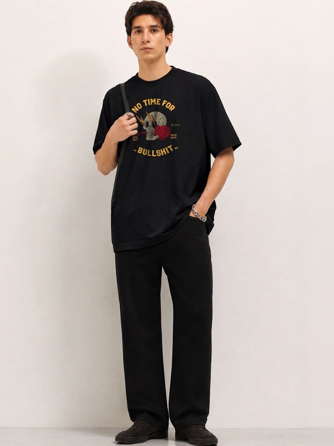 Moda rapido X TOGS & TERRE Men Printed Organic Cotton Blend T-shirt thumbnail 3