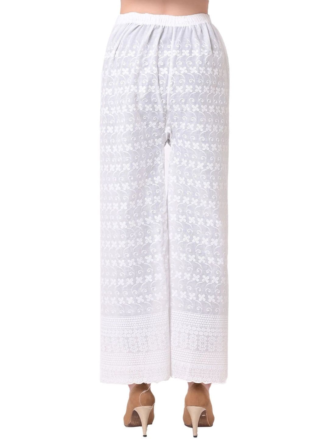 FusFus Women Ethnic Motifs Embroidered Ethnic Palazzos thumbnail 2
