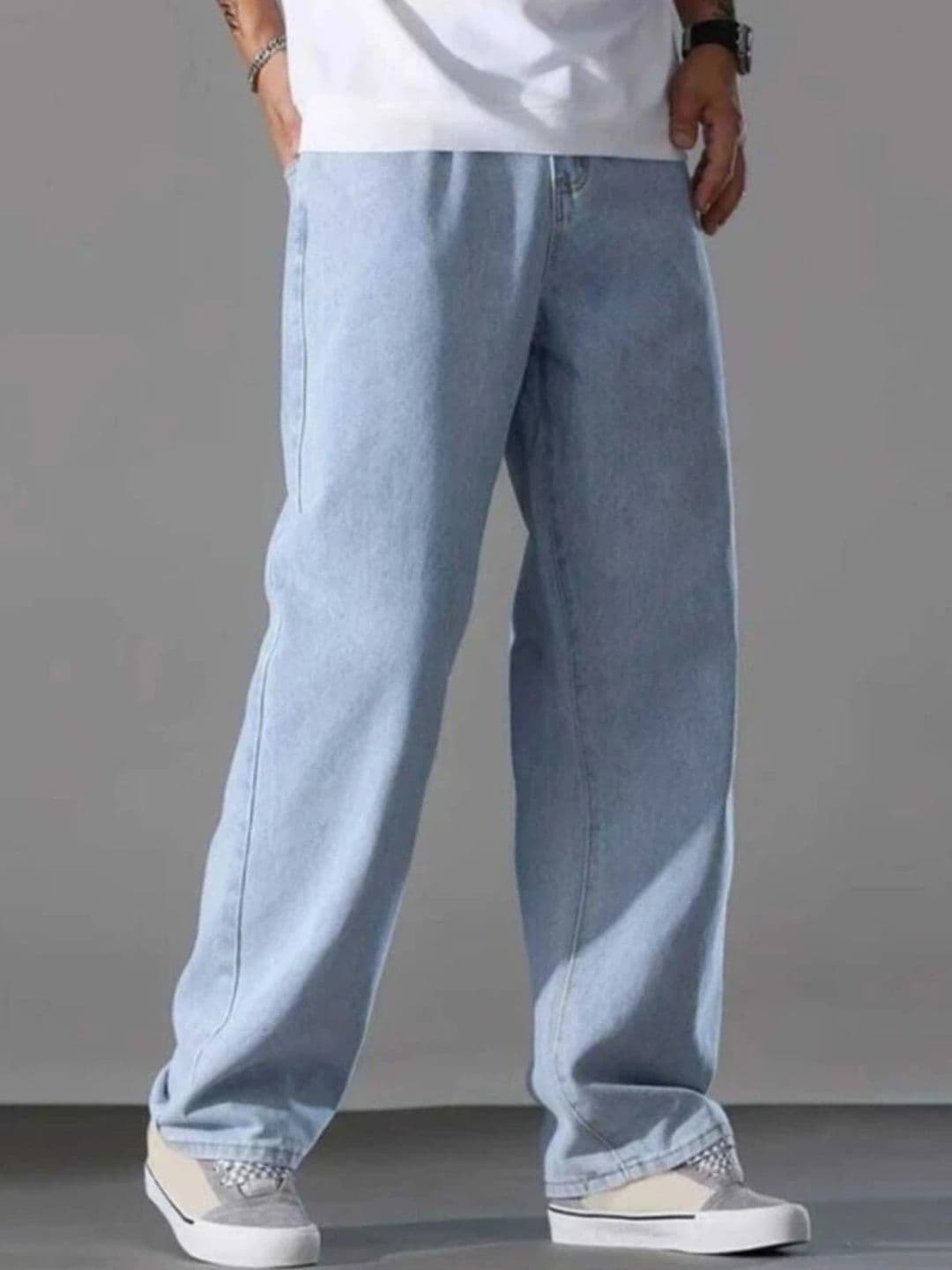 UNIFAV FASHION Men Straight Fit Mid-Rise Jeans thumbnail 4