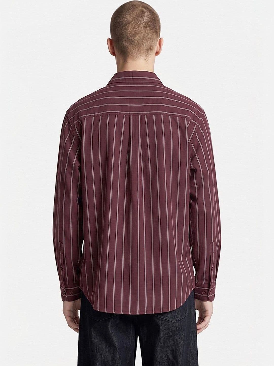 Snitch Men Striped Casual Shirt thumbnail 5