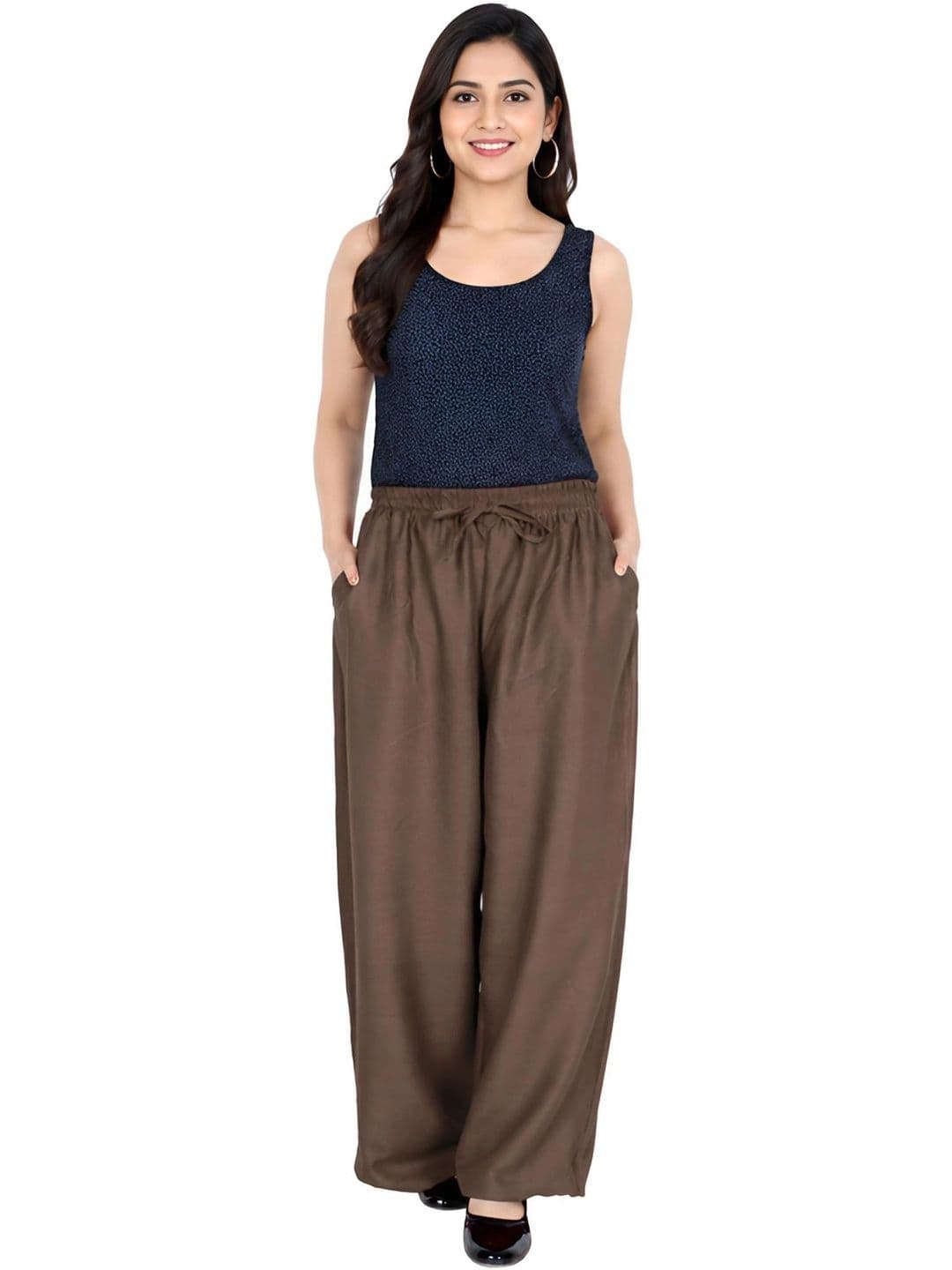 Sttoffa Women Knitted Ethnic Palazzos - view 1
