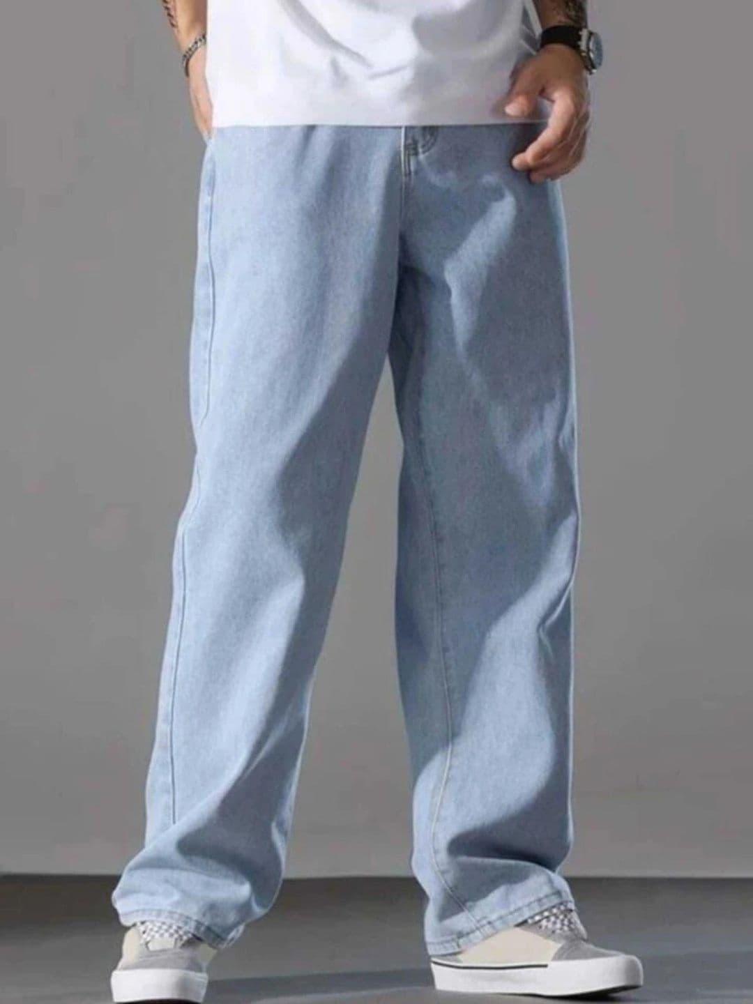 UNIFAV FASHION Men Straight Fit Mid-Rise Jeans thumbnail 5