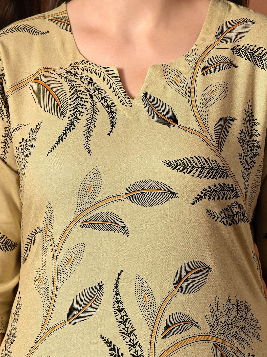 Sangria Women Ethnic Motifs Printed Kurta thumbnail 5