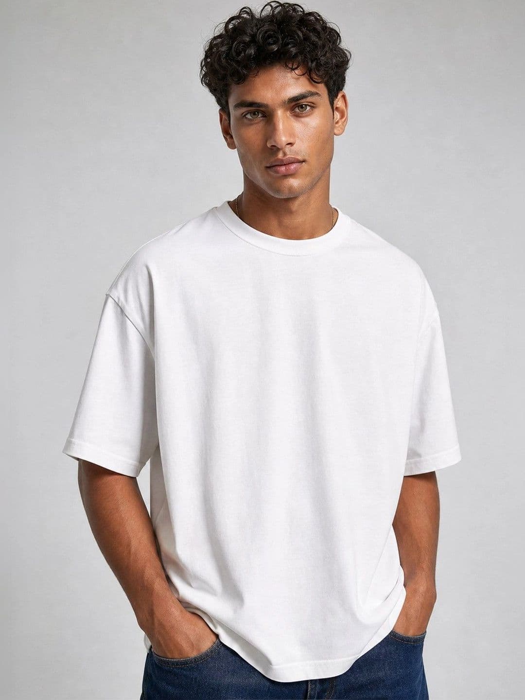 Suo Men Donald Duck Printed Drop-Shoulder Sleeves T-shirt - view 1