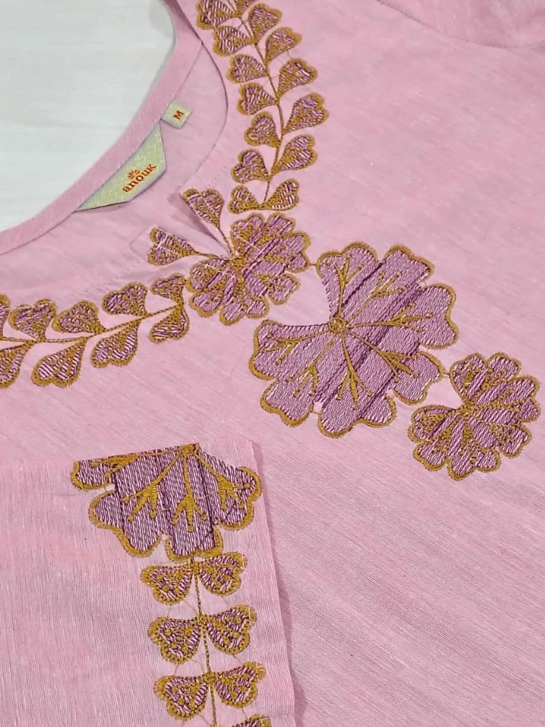 Anouk Women Ethnic Motifs Embroidered Thread Work Kurta thumbnail 2