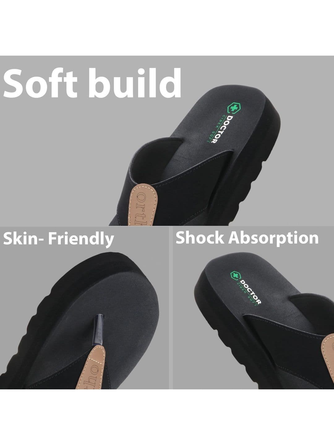 DOCTOR CIBEK SOFT Men Thong Flip-Flops thumbnail 5
