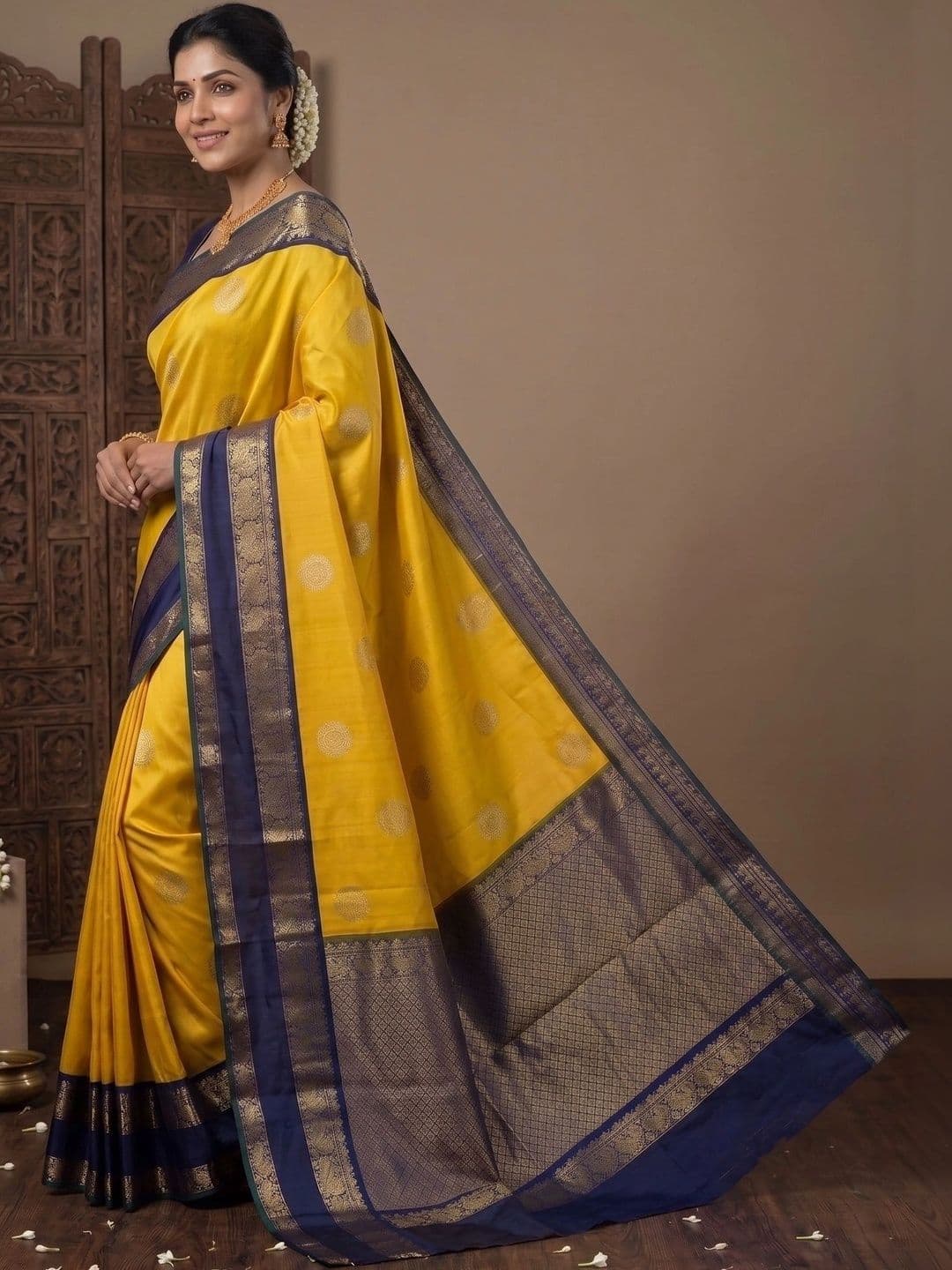 MITAL ENTERPRISE Zari Art Silk Saree thumbnail 6