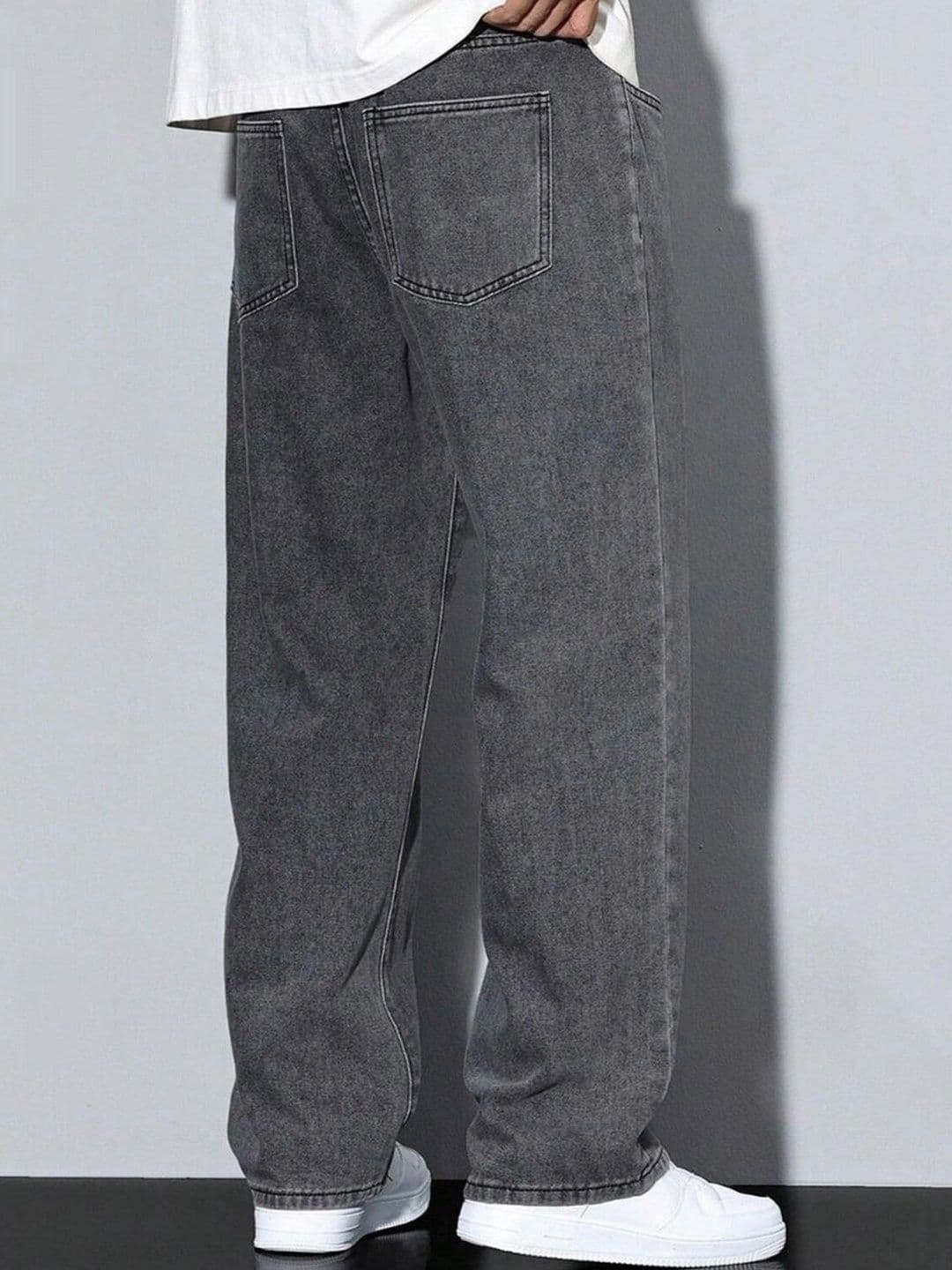 UNIFAV FASHION Men Straight Fit Mid-Rise Jeans thumbnail 5