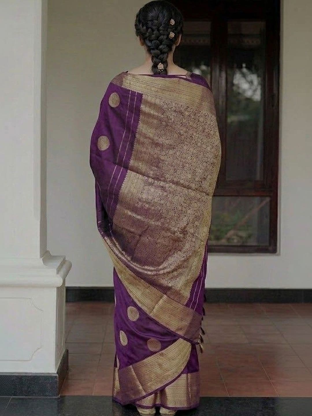 MITAL ENTERPRISE Woven Design Art Silk Saree thumbnail 2