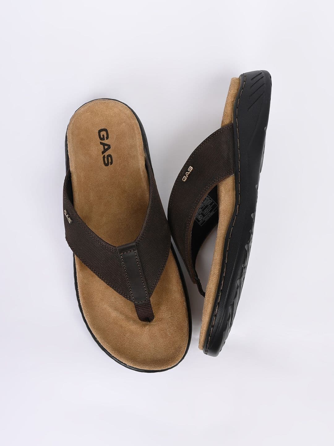 GAS Men Brilliante Brown Sandals thumbnail 4
