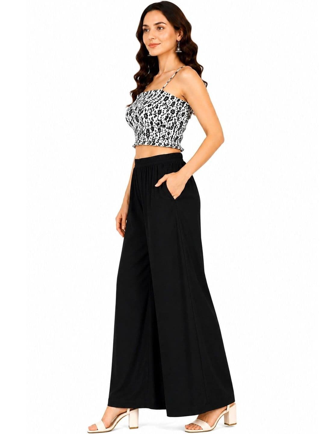 Threadbloom Women Knitted Palazzos thumbnail 5