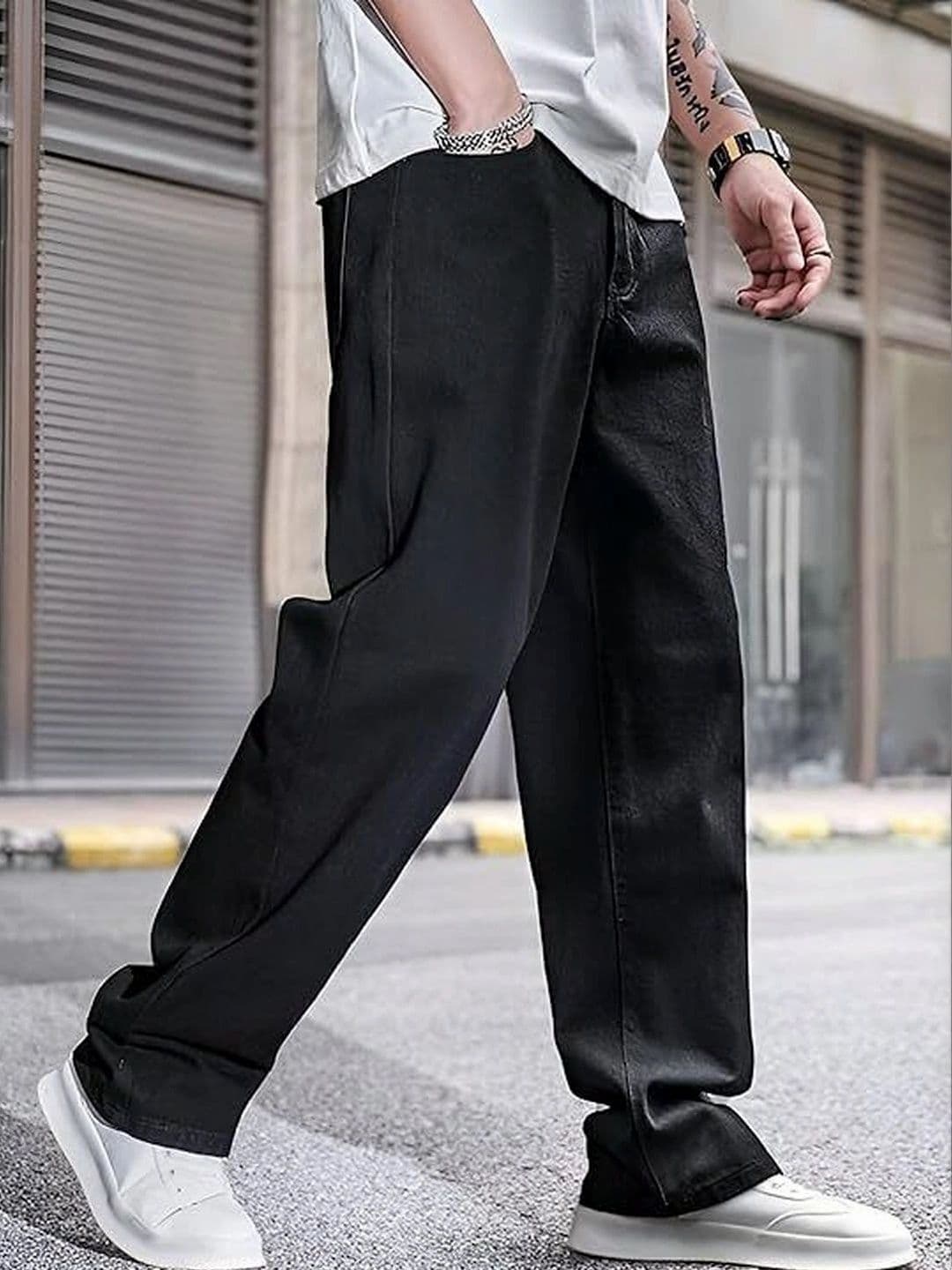 UNIFAV FASHION Men Straight Fit High-Rise Jeans thumbnail 3