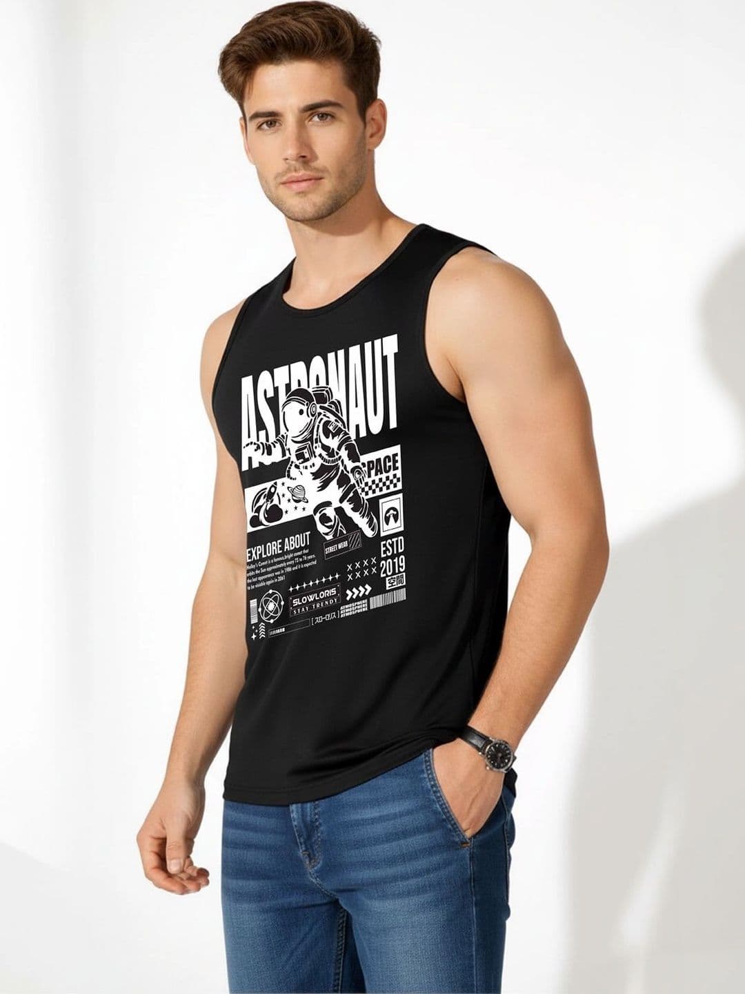 SLOWLORIS Men 2 Printed T-shirt thumbnail 5