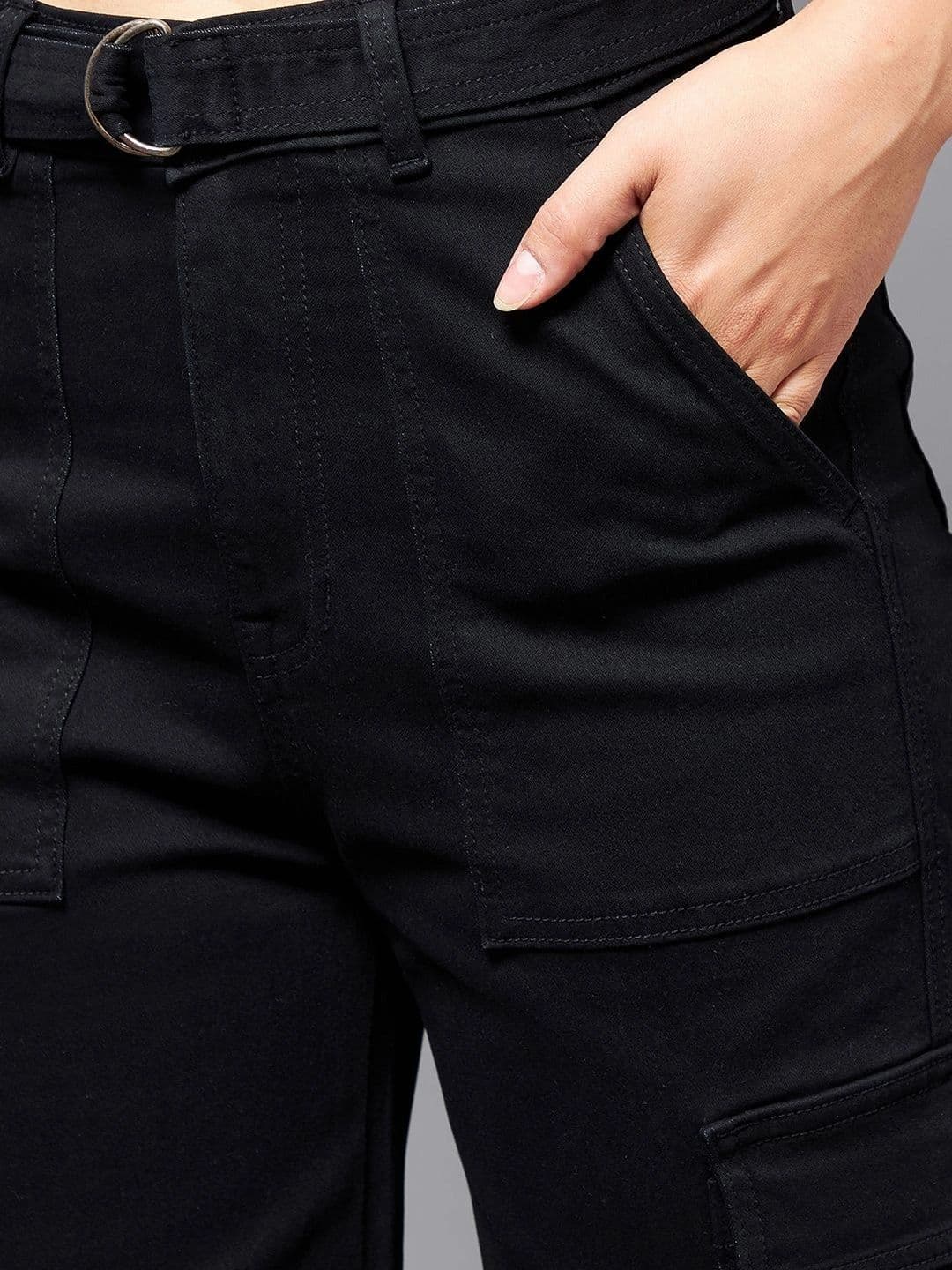 Mast & Harbour Women Wide Leg High-Rise Heavy Fade Stretchable Jeans thumbnail 5