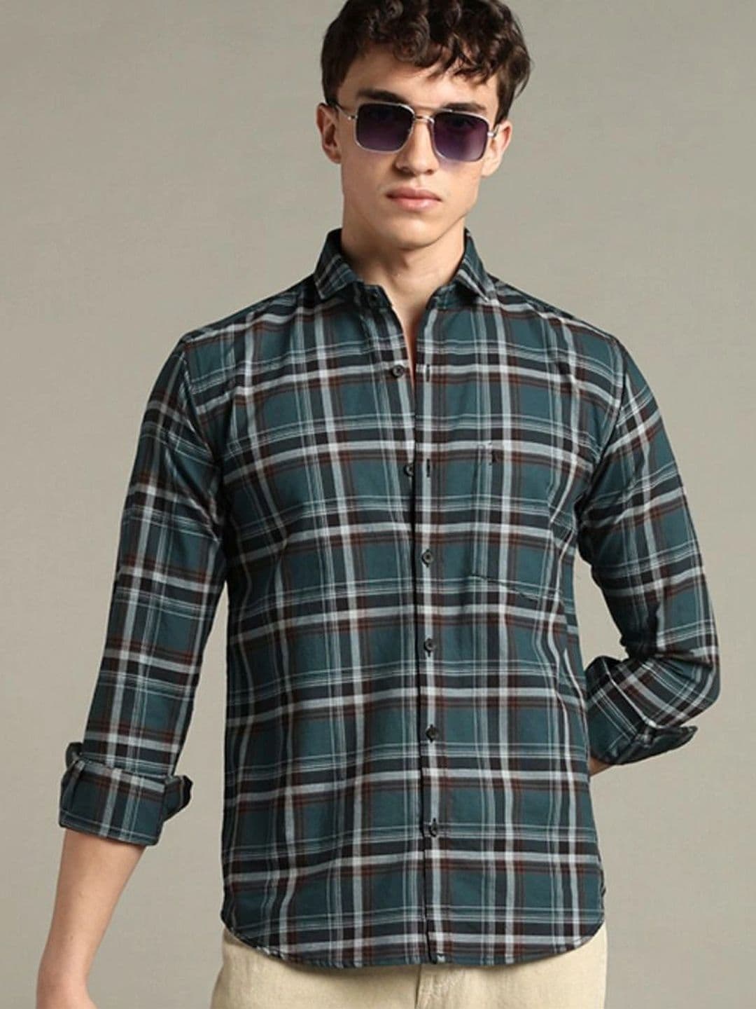 BLUEISLAND Men Comfort Tartan Checks Checked Casual Shirt - view 1