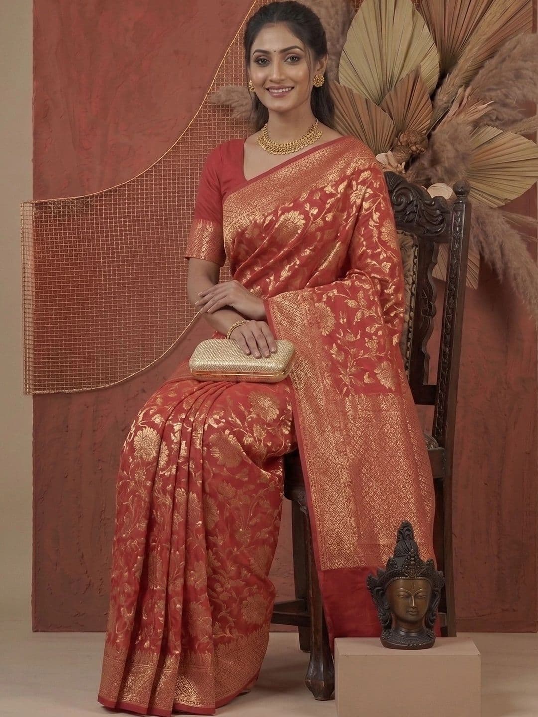 MITAL ENTERPRISE Zari Art Silk Saree thumbnail 3