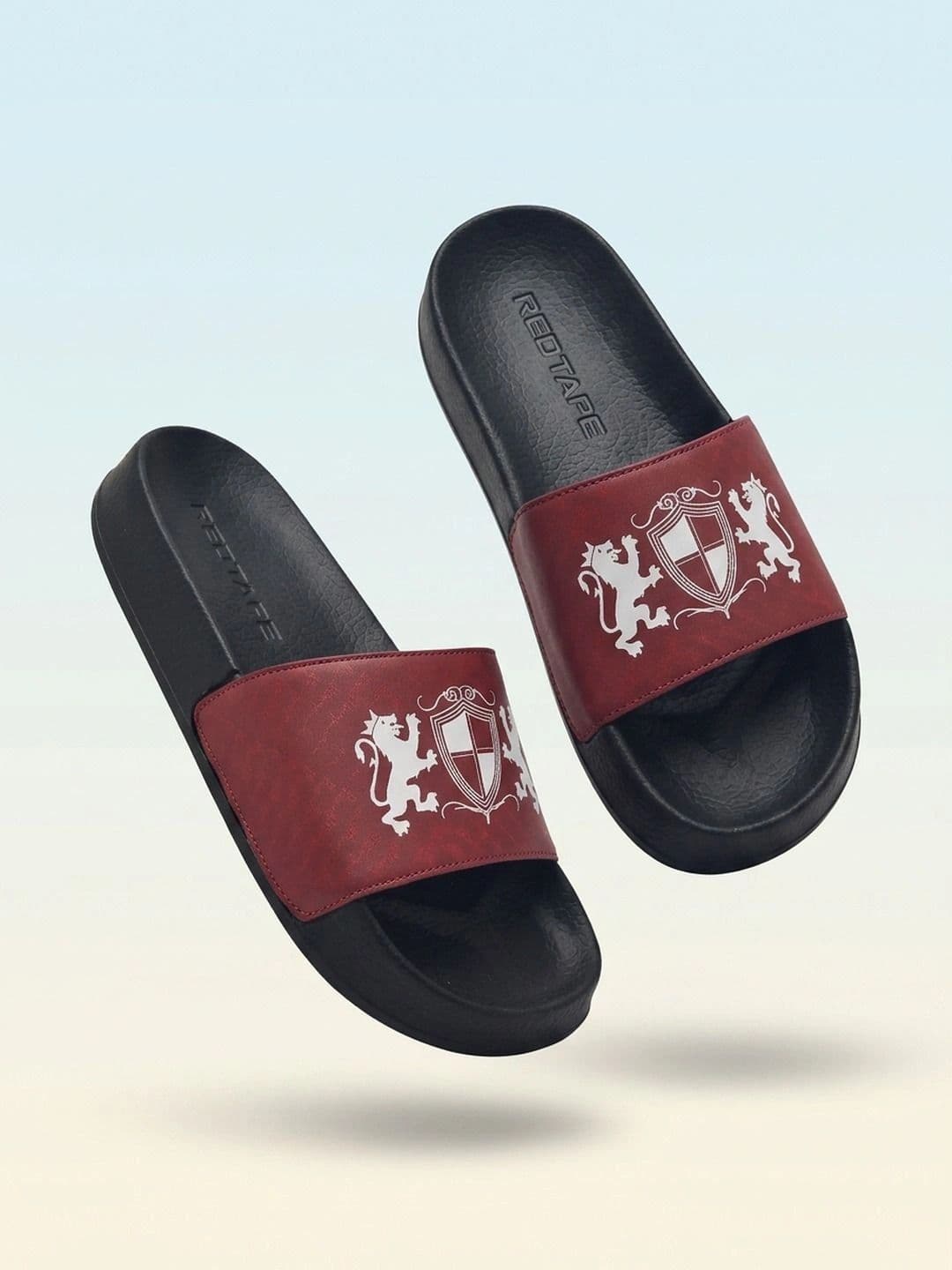 Red Tape Men Printed Sliders thumbnail 4