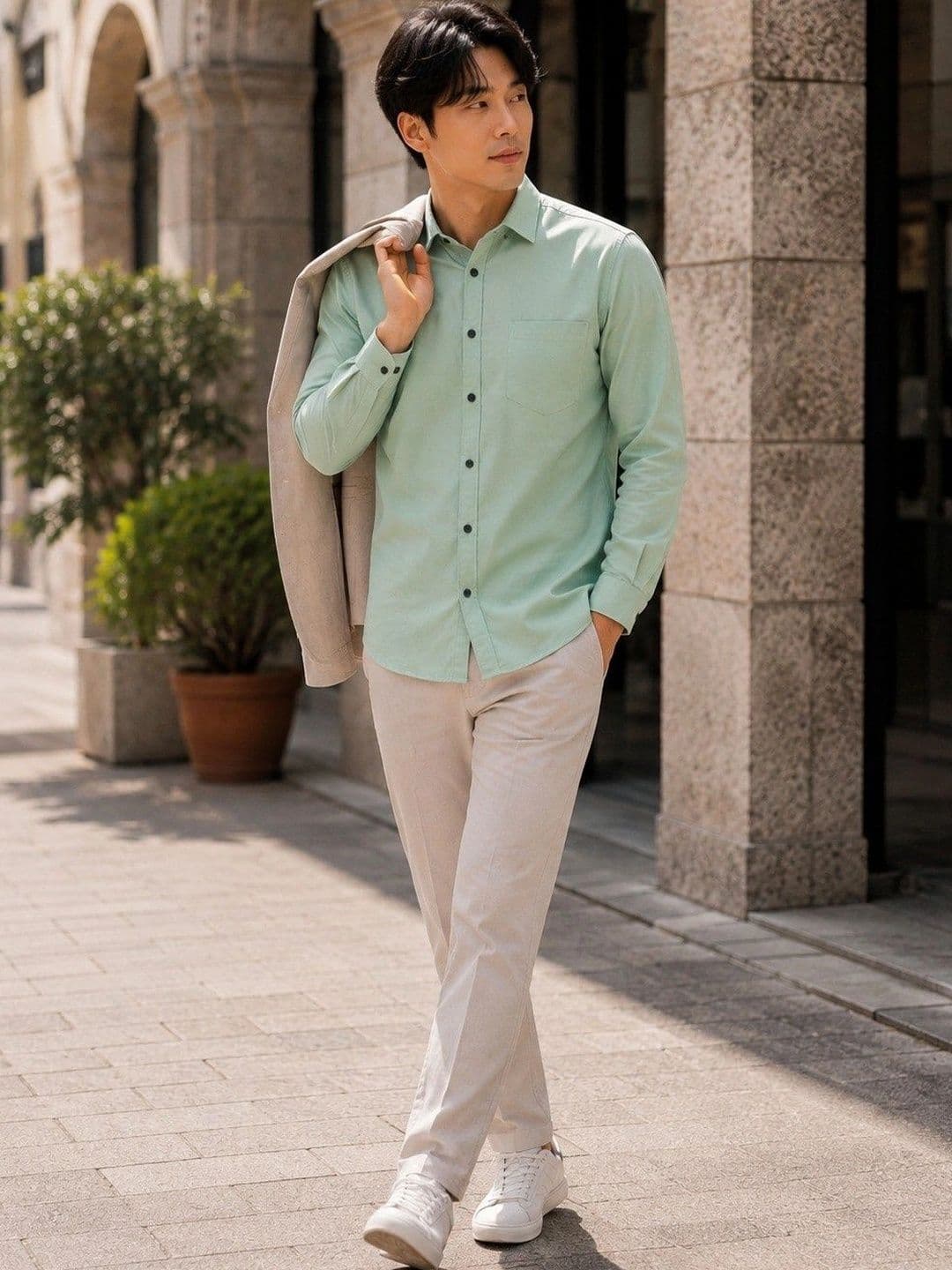 BAESD Men Premium Slim Fit Casual Shirt thumbnail 3