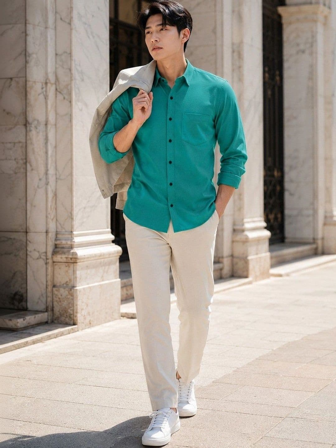 BAESD Men Premium Slim Fit Casual Shirt thumbnail 4