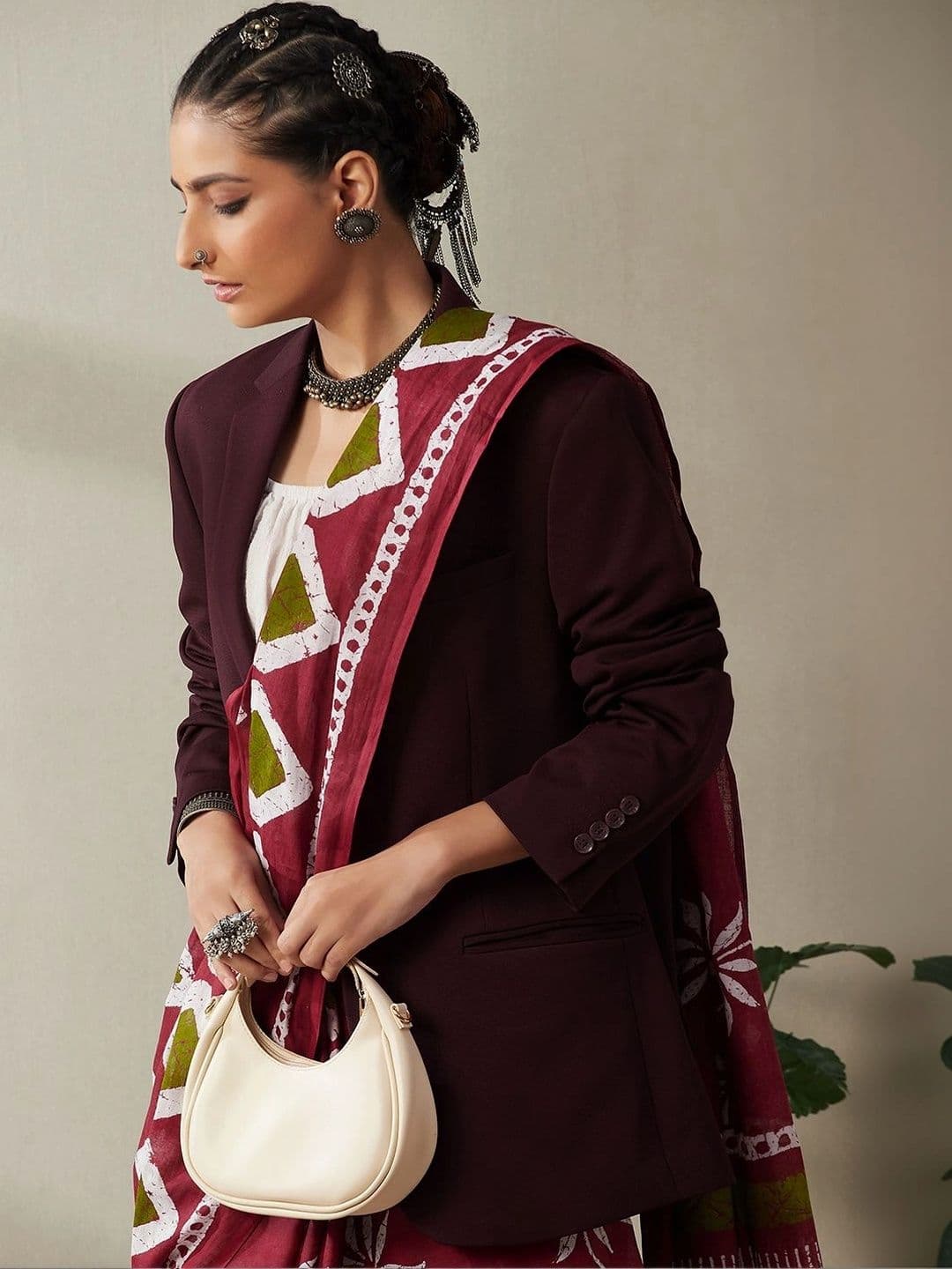 Garden Vareli Ethnic Motifs Pure Cotton Saree thumbnail 2