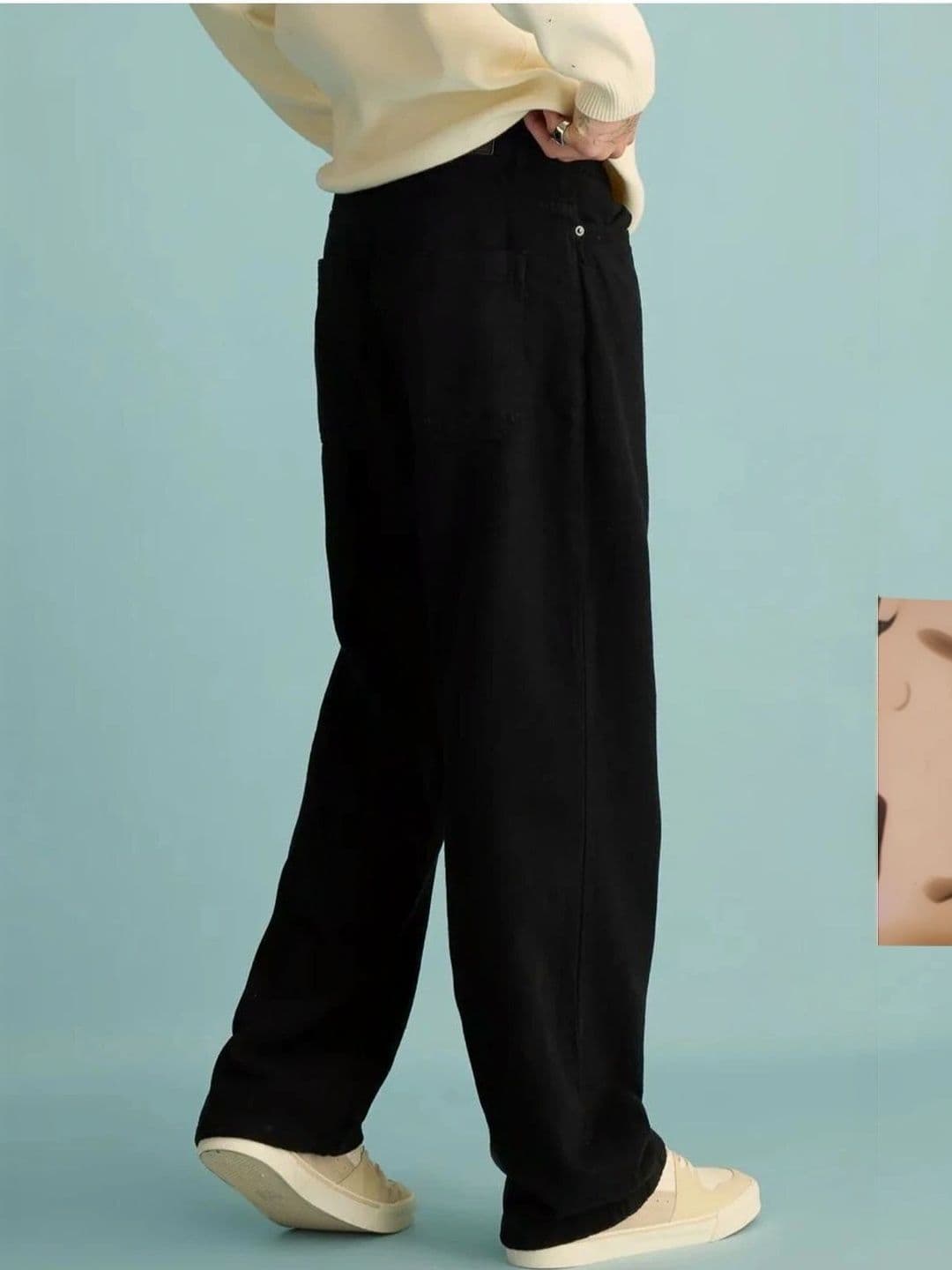 UNIFAV FASHION Men Boyfriend Fit Mid-Rise Jeans thumbnail 3