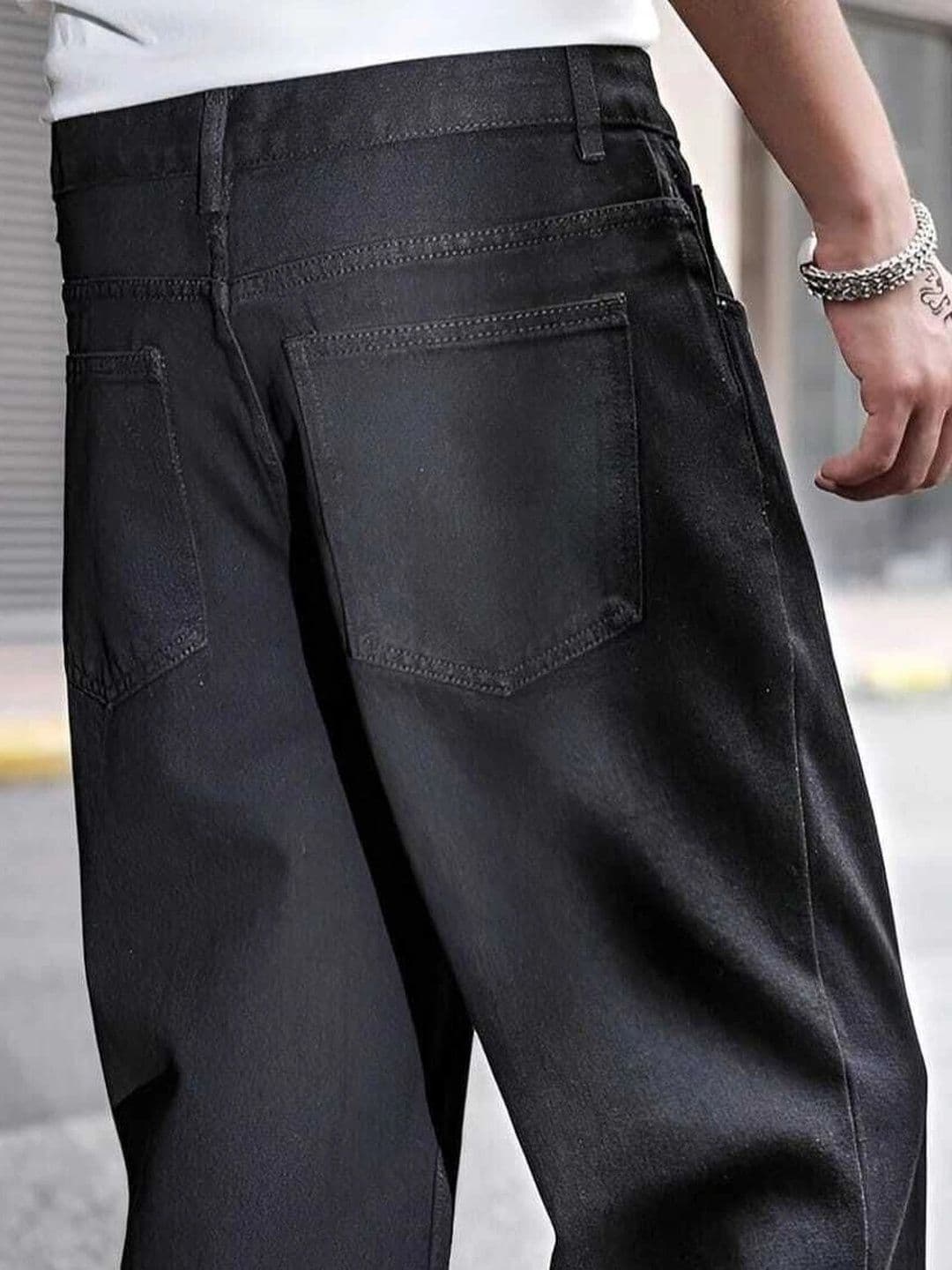 UNIFAV FASHION Men Straight Fit Mid-Rise Jeans thumbnail 2