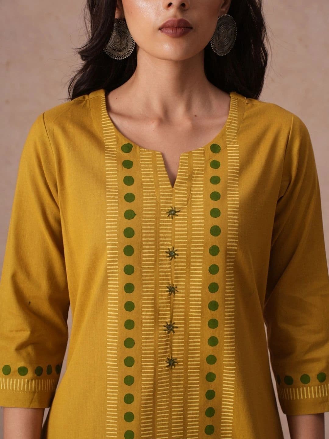 KAMI KUBI Women Geometric Printed Kurta thumbnail 2