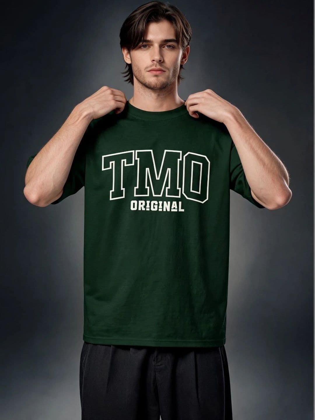 TRYMEEOUT Unisex Typography Printed T-shirt - view 1