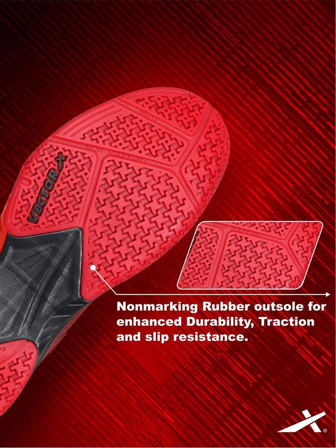 VECTOR X Men Mesh Badminton Non-Marking Shoes thumbnail 6