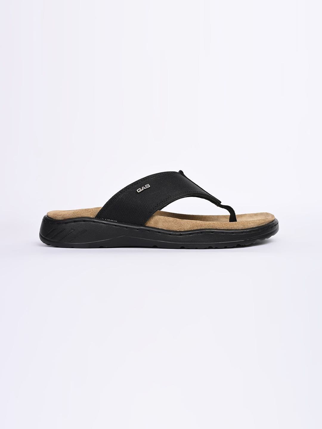 GAS Men Brilliante Black Sandals thumbnail 7