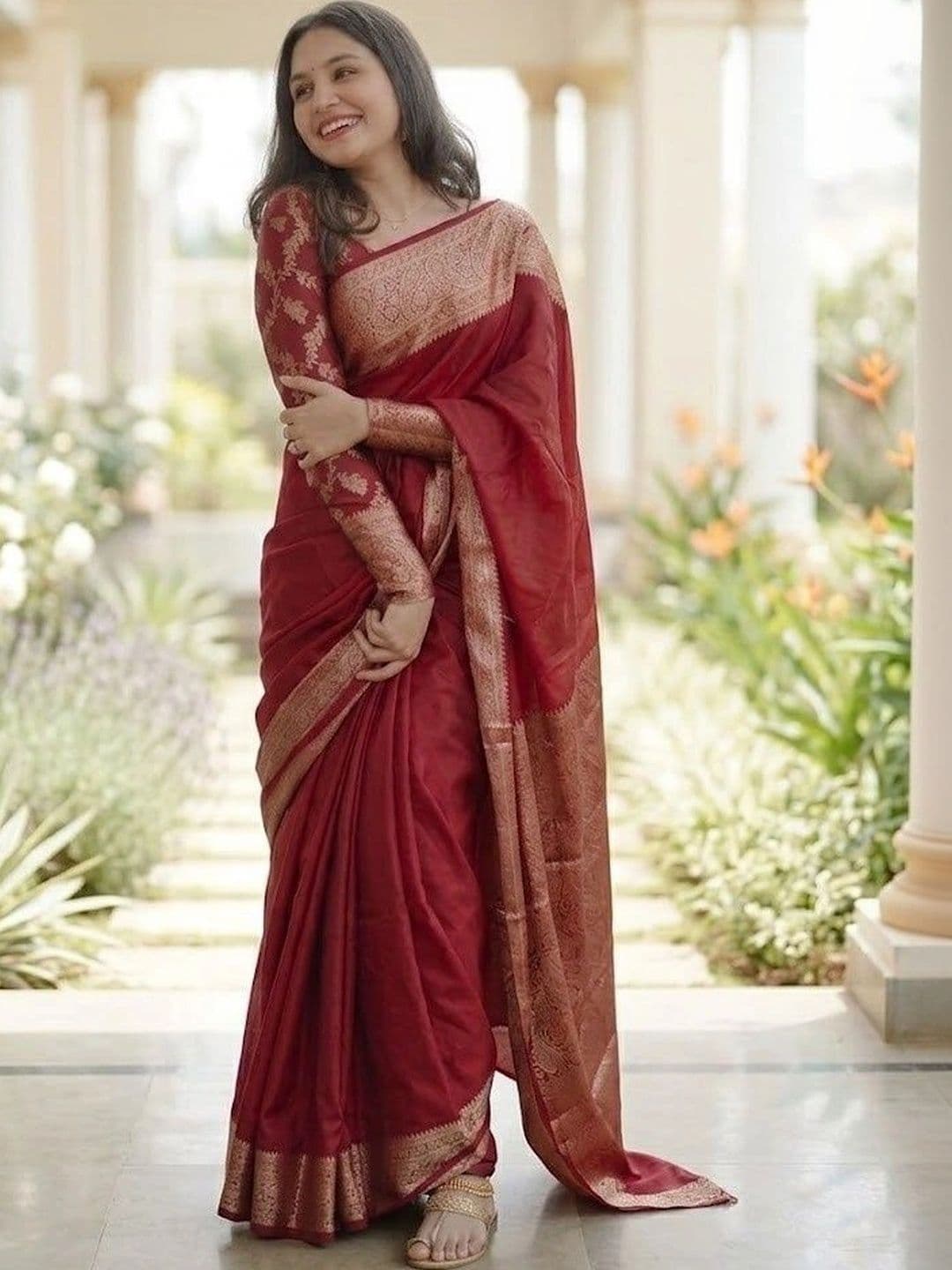MITAL ENTERPRISE Zari Art Silk Saree - view 1