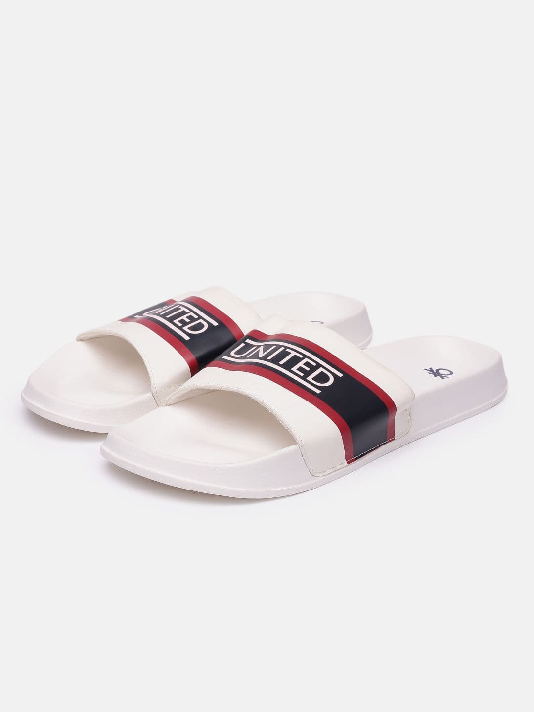 United Colors of Benetton Men Printed Sliders - view 1