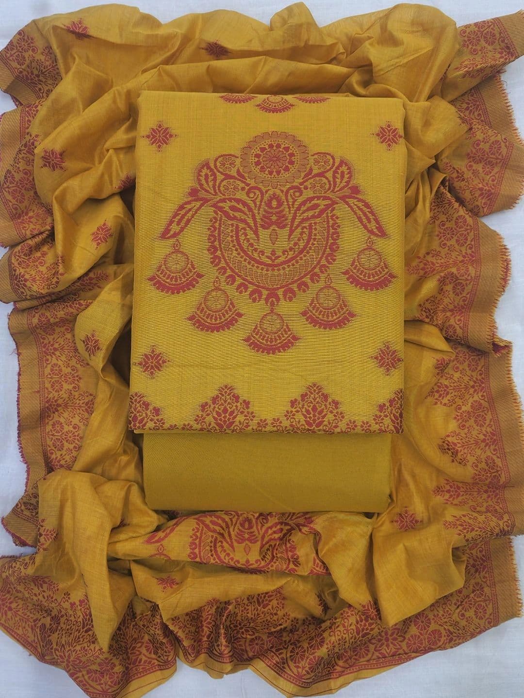 Sun Fashion And Lifestyle Unstitched Dress Material - view 1