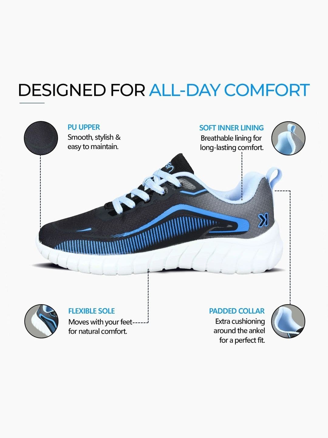 Paragon EEKEN Women Running Shoes thumbnail 5