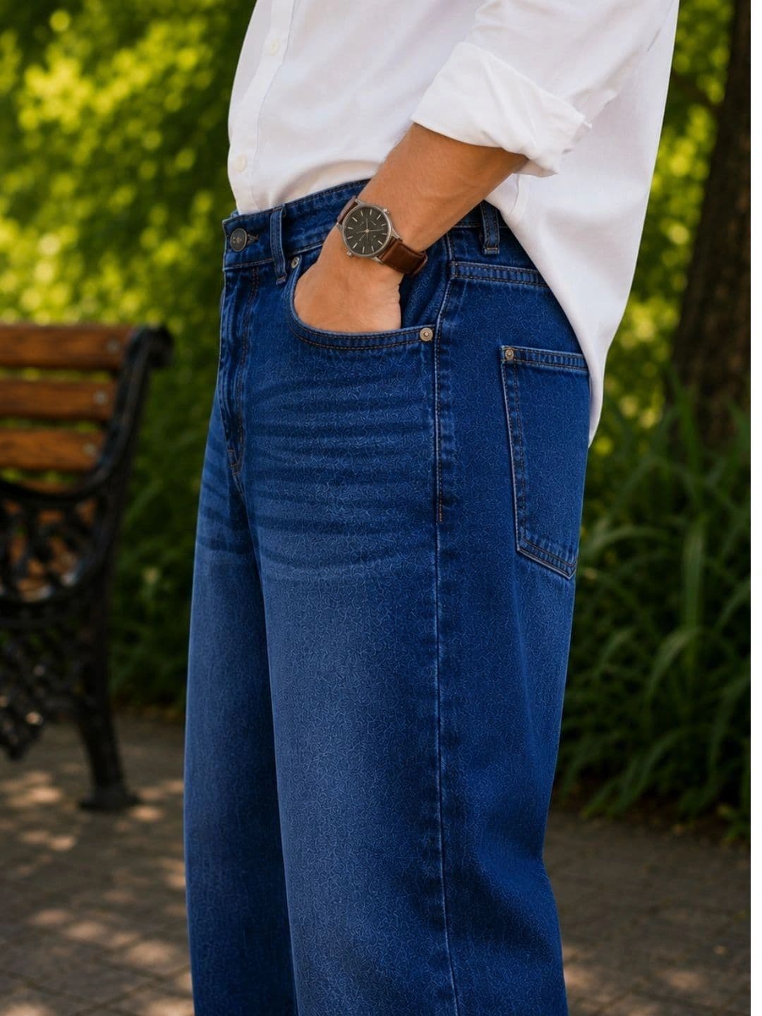 MUMS STITCH Men Mid-Rise Jeans thumbnail 5