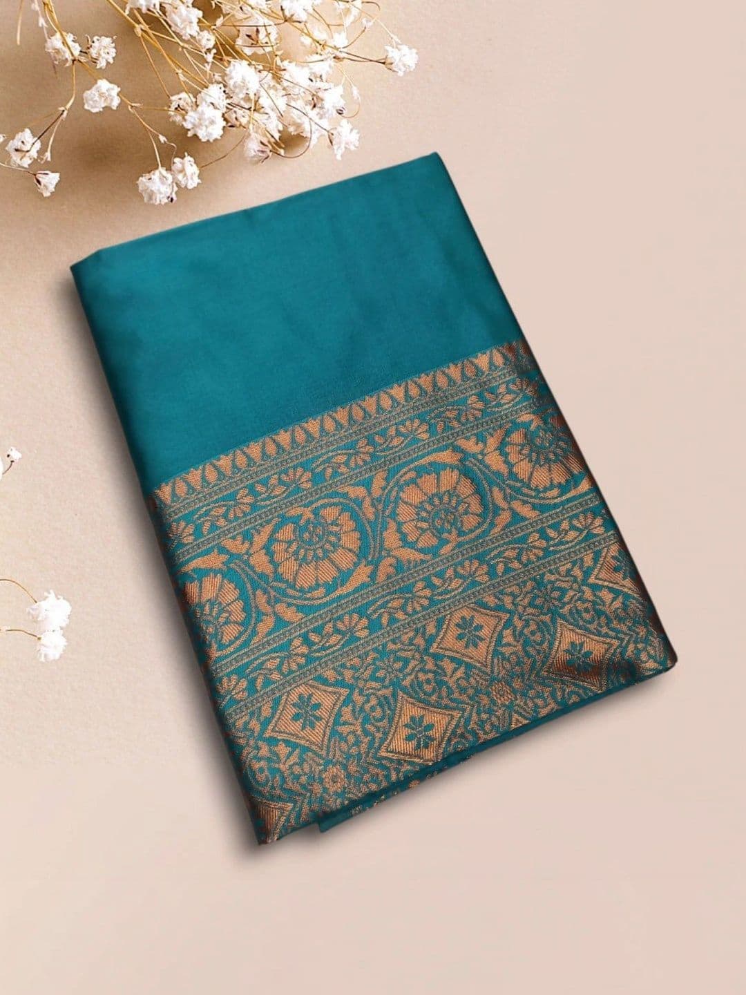 Anokhi Attire Woven Design Zari Art Silk Banarasi Saree thumbnail 6