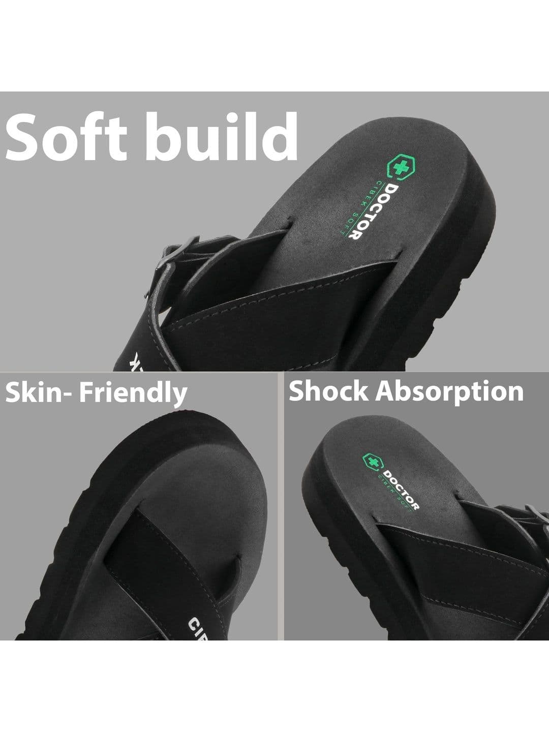 DOCTOR CIBEK SOFT Men Thong Flip-Flops thumbnail 3
