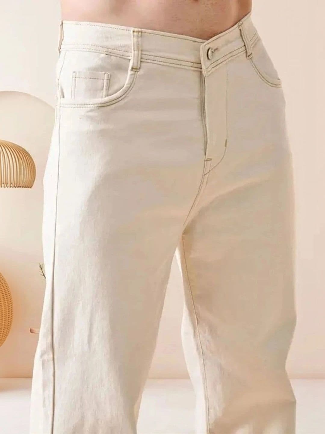 UNIFAV FASHION Men Straight Fit Mid-Rise Jeans thumbnail 4