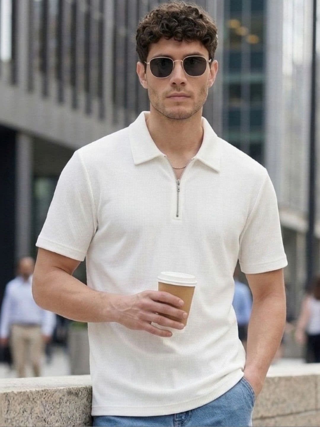 Kook N Keech Men Polo Collar T-shirt - view 1