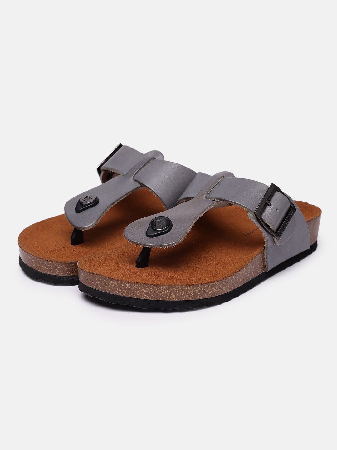 Louis Philippe Men Leather Comfort Sandals - view 1