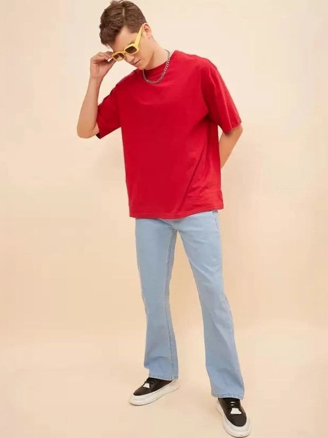 UNIFAV FASHION Men Boyfriend Fit Mid-Rise Jeans thumbnail 6